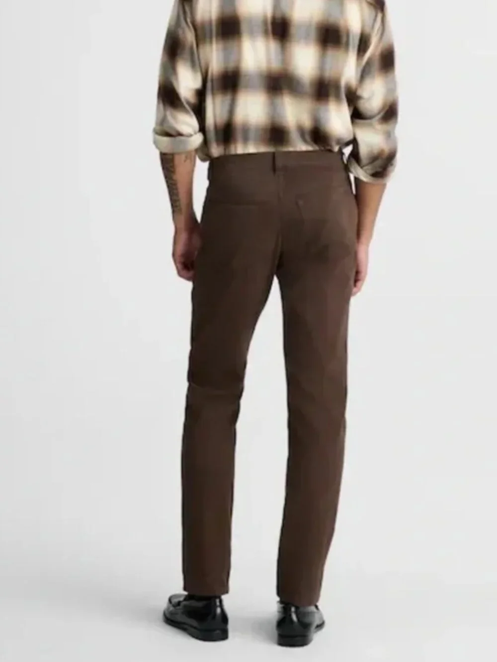 Madewell Rich Brown Athletic Slim Fit Jeans Earthcore Casual Cotton Stretch W30